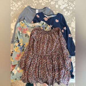 LOT Carter’s 6/6x Girls Clothes - Dresses, PJs, Sets! Long sleeve.